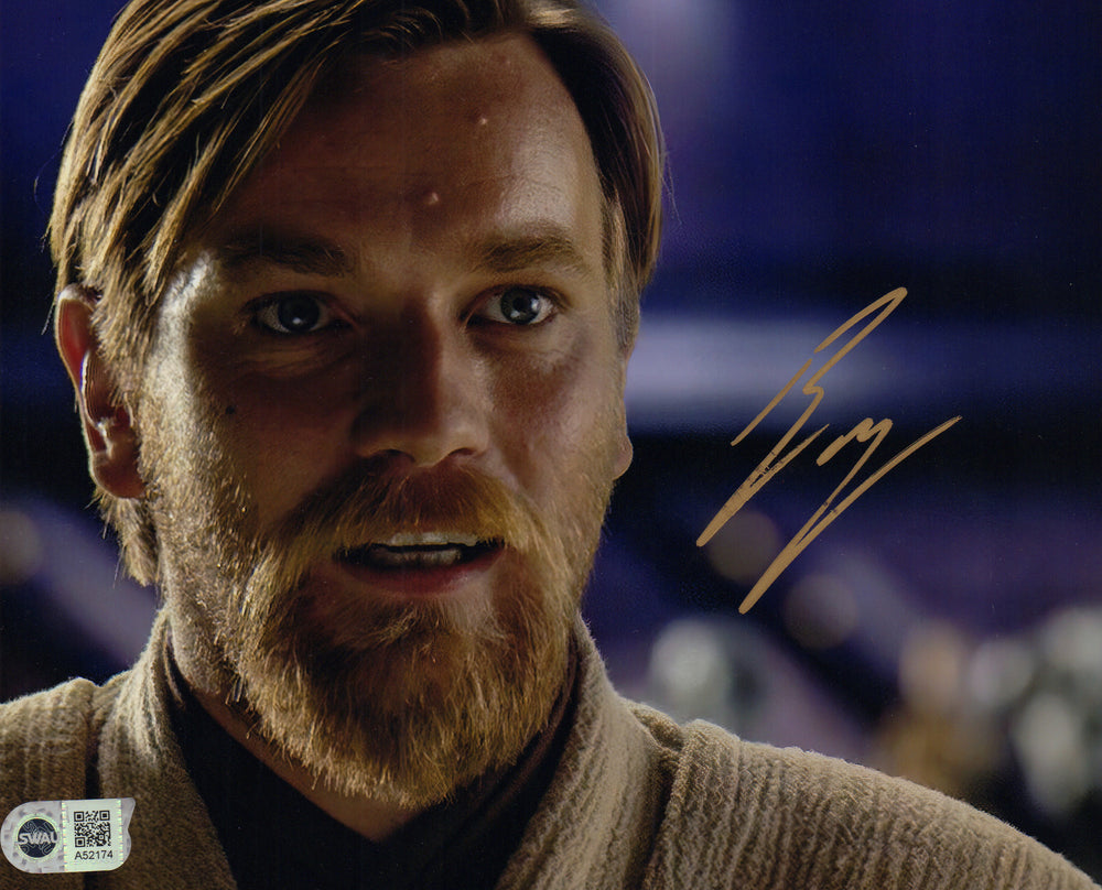 Ewan McGregor as Obi-Wan Kenobi in Star Wars Episode III: Revenge of the Sith (SWAU) Signed 8x10 Photo