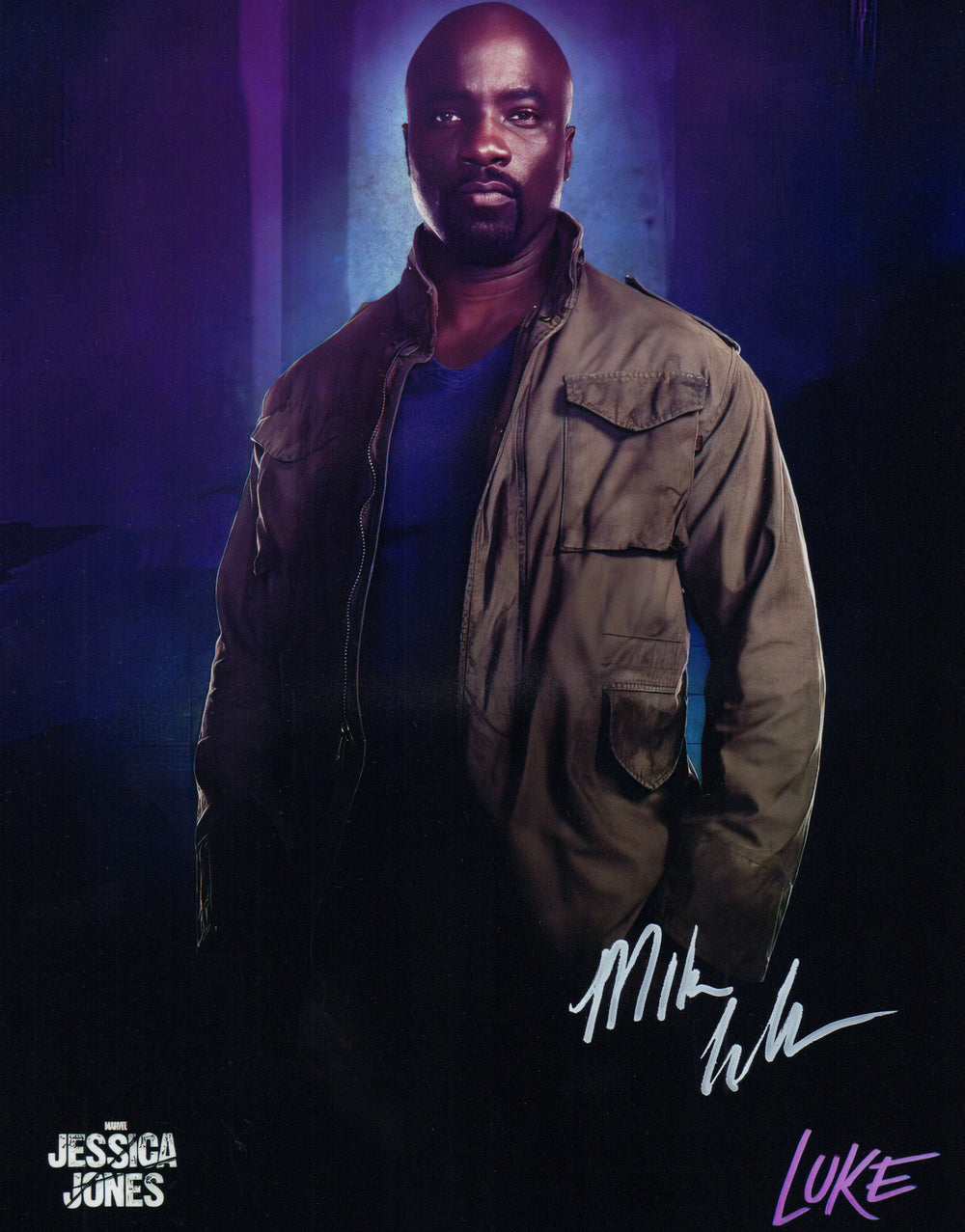 Mike Colter as Luke Cage in Jessica Jones Signed 8x10 Photo