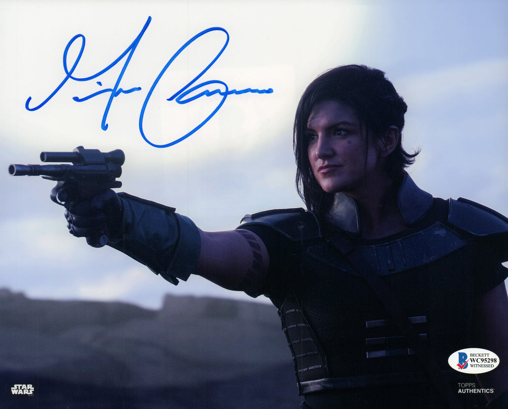 Gina Carano as Cara Dune in Star Wars: The Mandalorian (Beckett Witnessed) Signed 8x10 Photo