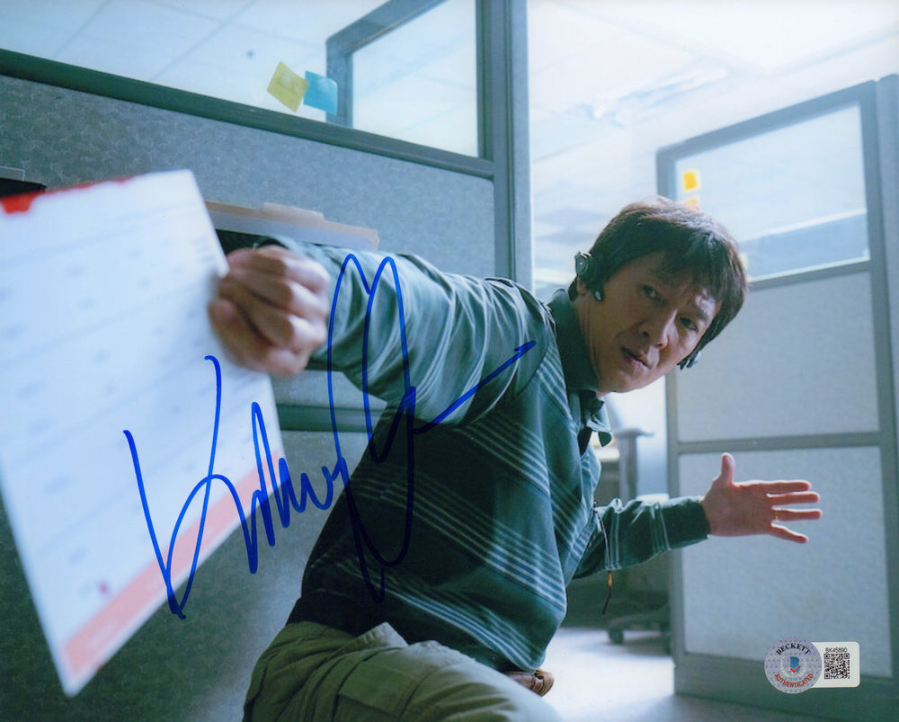 Ke Huy Quan as Waymond Wang in Everything Everywhere All at Once Signed 8x10 Photo