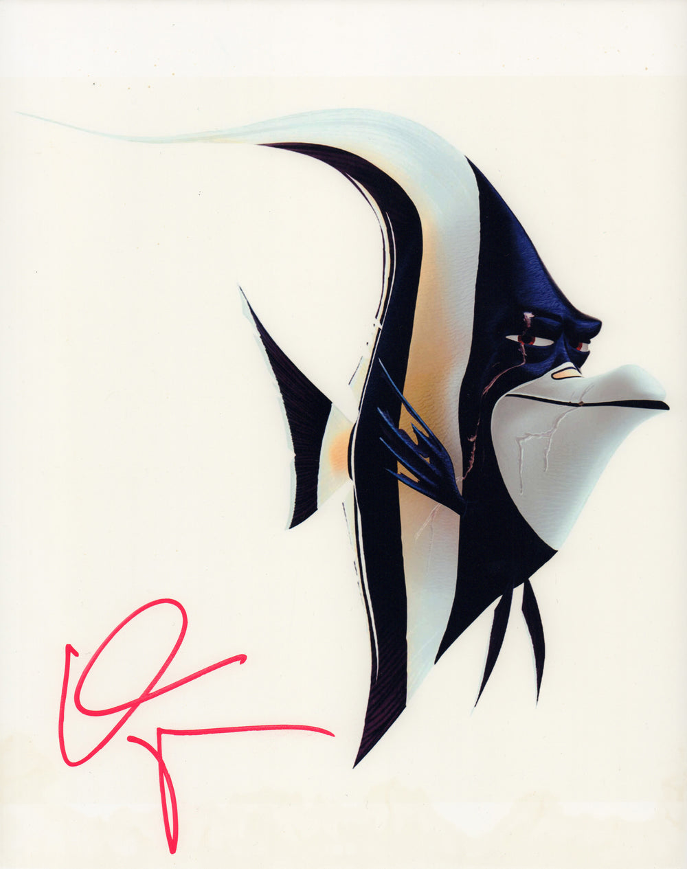 Willem Dafoe as Gill in Pixar's Finding Nemo Signed 11x14 Photo