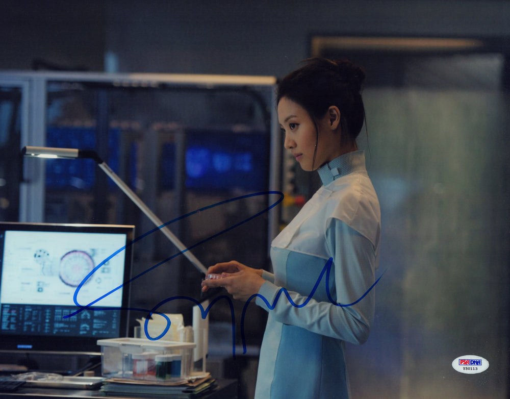 Claudia Kim as Dr. Helen Cho in Avengers: Age of Ultron Signed 11x14 Photo