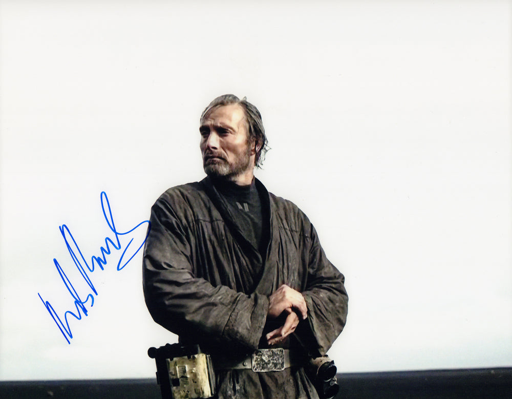 Mads Mikkelsen as Galen Erso in Rogue One: A Star Wars Story Signed 11x14 Photo