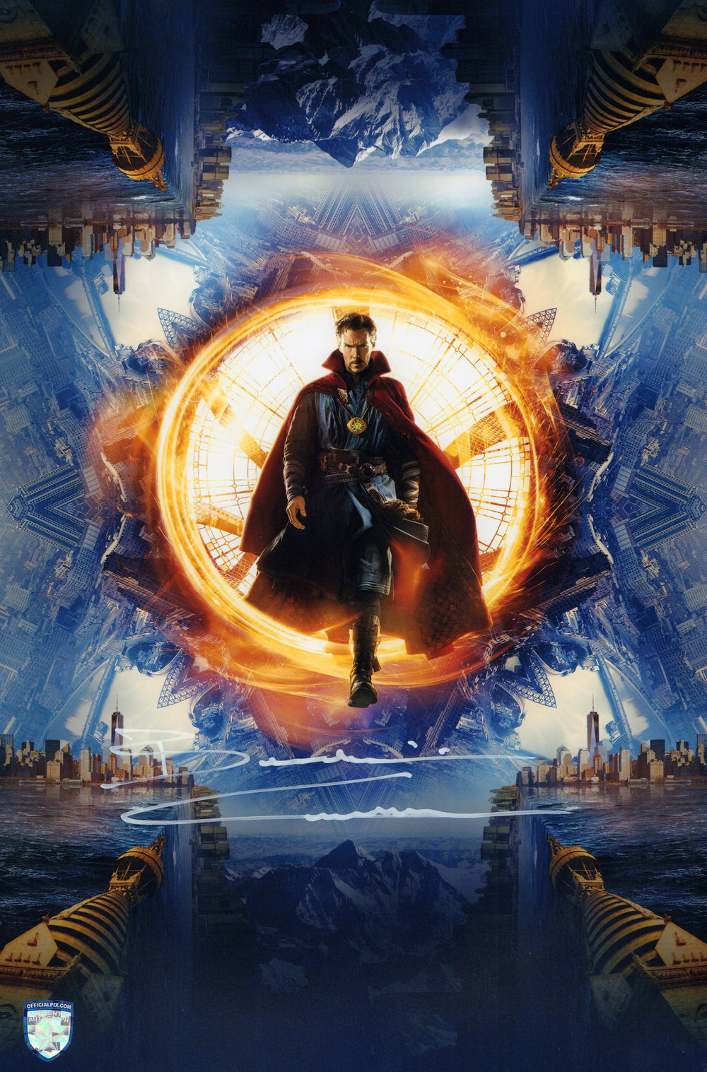 Benedict Cumberbatch as Dr. Strange in Doctor Strange (Official Pix) Signed 11x17 Photo