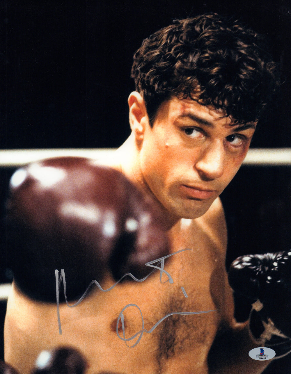 Robert De Niro as Jake LaMotta in Martin Scorsese's Raging Bull Signed 11x14 Photo