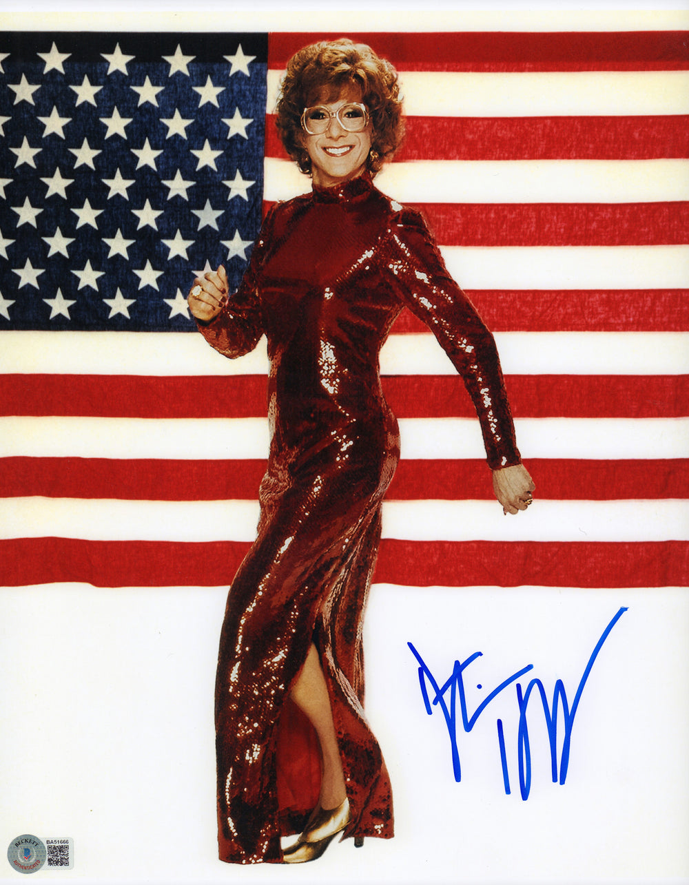 Dustin Hoffman as Michael Dorsey / Dorothy Michaels in Tootsie Signed 11x14 Photo