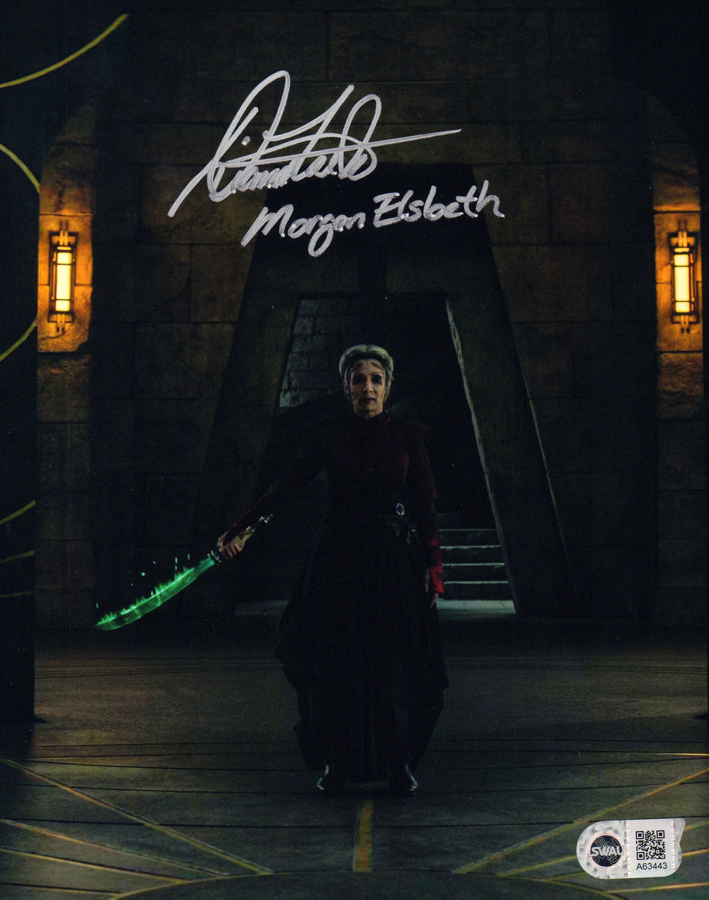Diana Lee Inosanto as Morgan Elsbeth in Star Wars: Ahsoka (SWAU) Signed 8x10 Photo with Character Name