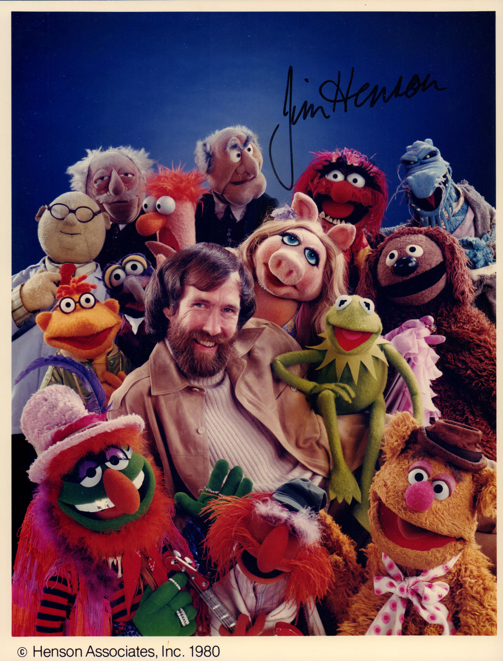 Jim Henson Creator of the Muppets and Director of The Dark Crystal & Labyrinth Signed 8x10 Photo