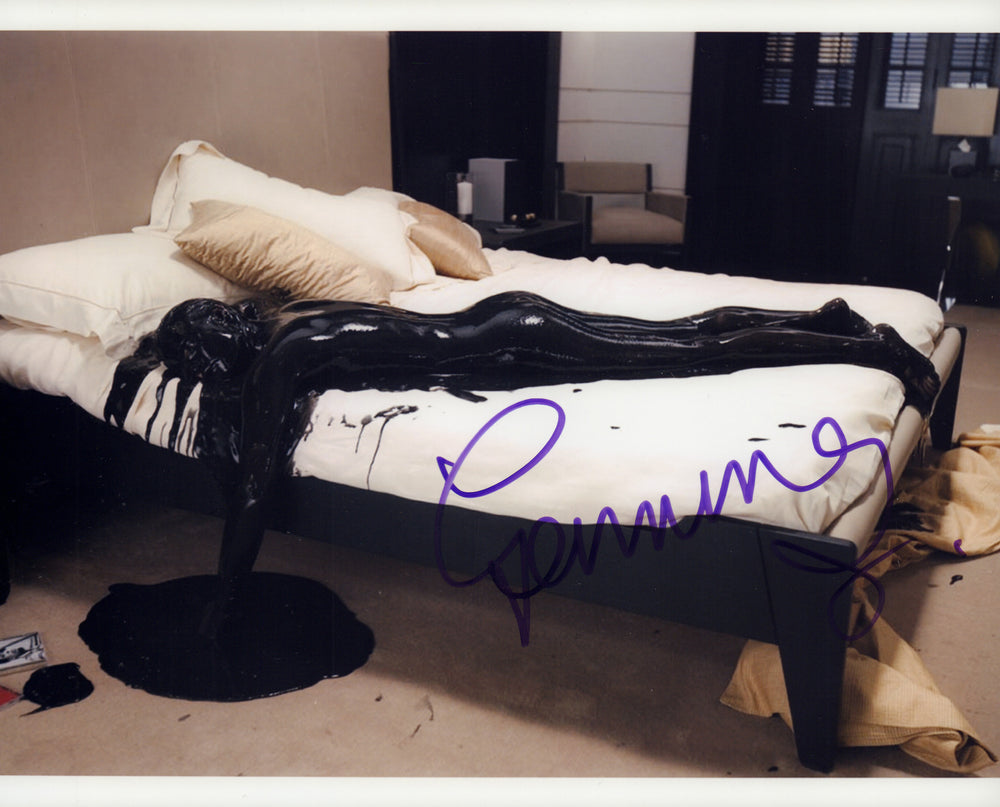 Gemma Arterton as Strawberry Fields Covered in Oil in James Bond 007: Quantum of Solace Signed 8x10 Photo