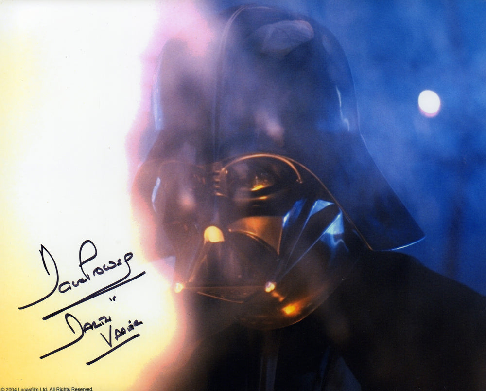 Dave Prowse as Darth Vader in Star Wars: The Empire Strikes Back Signed Portrait 8x10 Photo