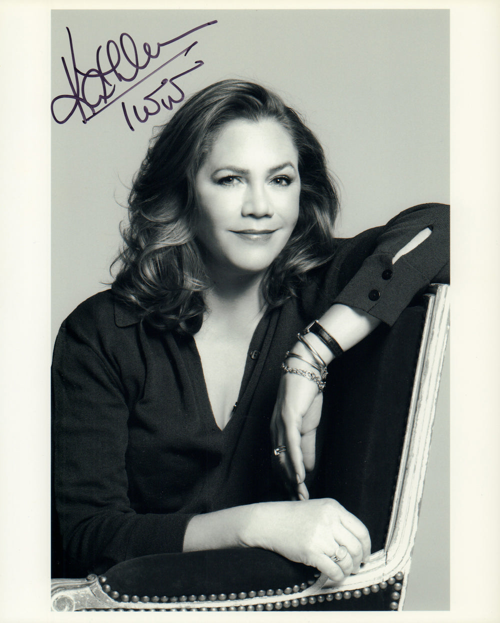Kathleen Turner from Romancing the Stone, Who Framed Roger Rabbit, & Body Heat Signed 8x10 Photo