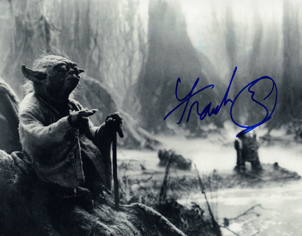 Frank Oz as Yoda in Star Wars: The Empire Strikes Back Signed 11x14 Photo