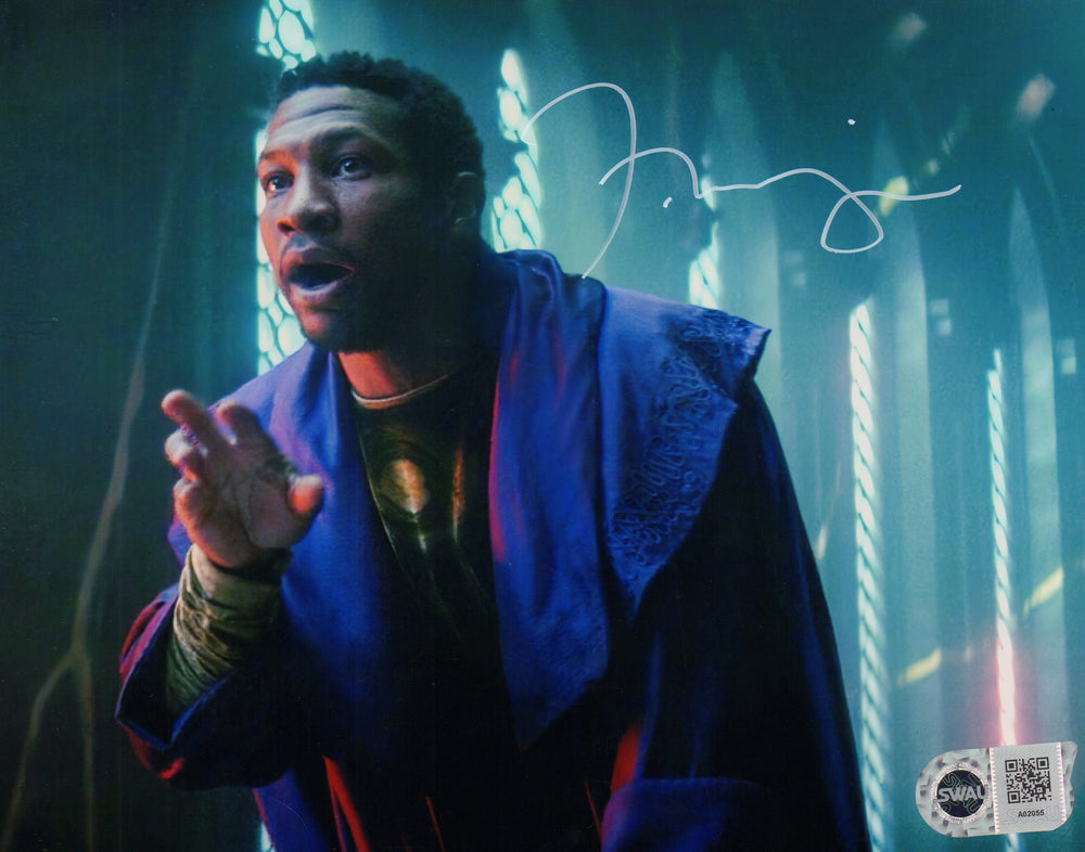 Jonathan Majors as Kang the Conqueror / He Who Remains in Loki Signed 8x10 Photo