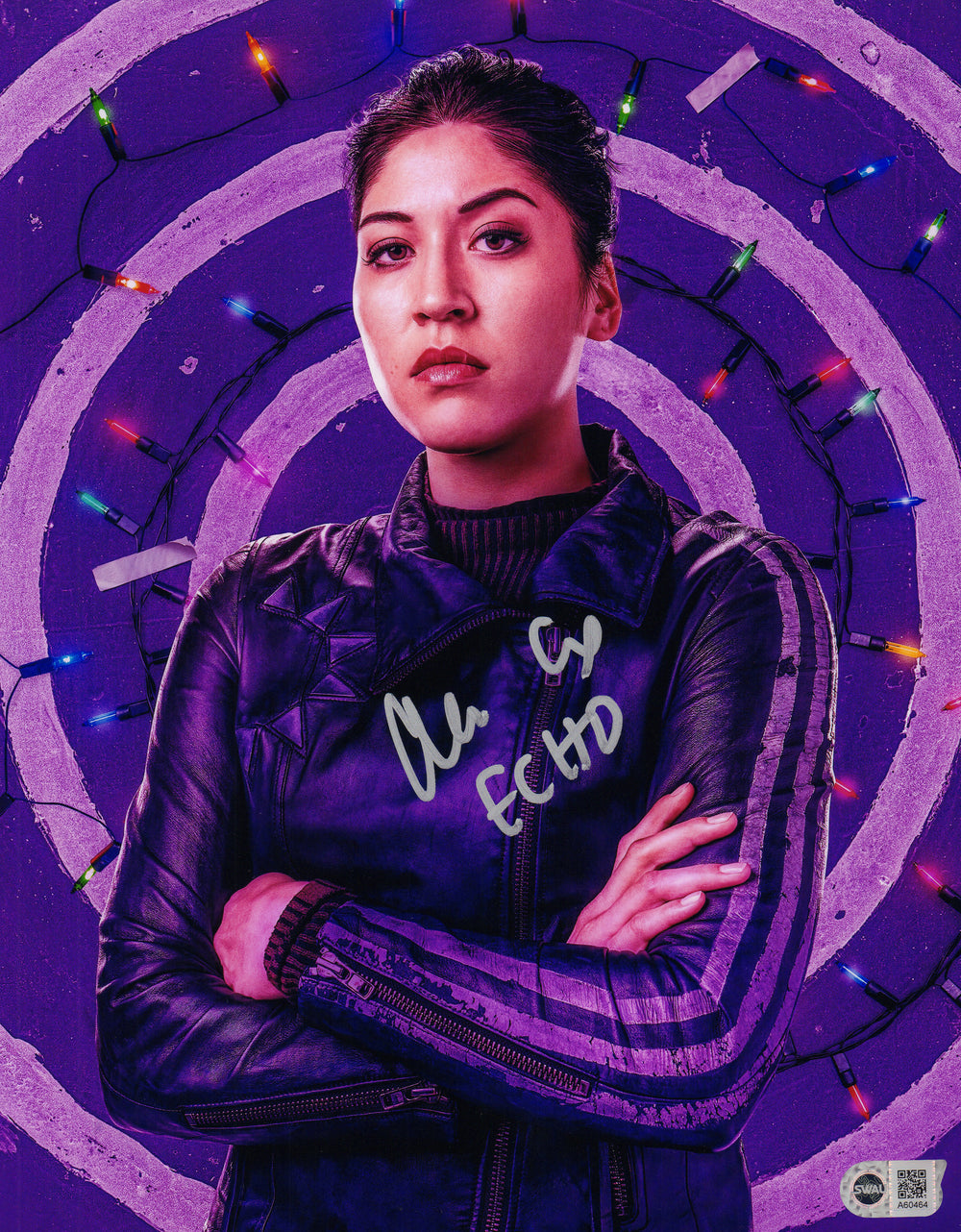 Alaqua Cox as Maya Lopez / Echo in Hawkeye (SWAU) Signed 11x14 Photo with Character Name