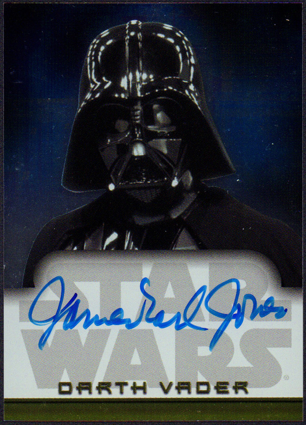 James Earl Jones as Darth Vader in Star Wars 2004 Signed Topps Trading Card - Rare