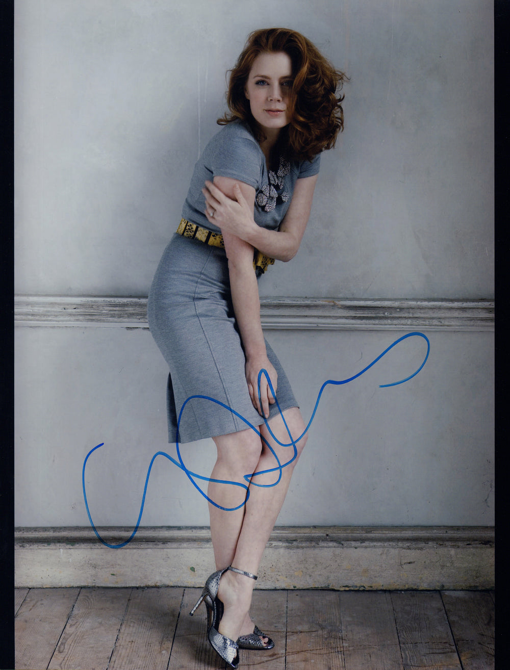 Amy Adams from Arrival, Enchanted, Superman: Man of Steel, & Sharp Objects Sexy Signed 11x14 Photo