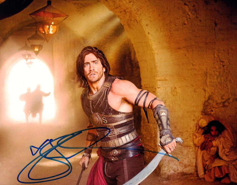 Jake Gyllenhaal as Prince Dastan of Persia in Prince of Persia: The Sands of Time Signed 8x10 Photo