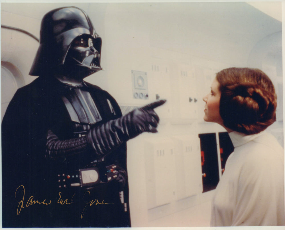 James Earl Jones as Darth Vader in Star Wars: A New Hope Vintage Signed 8x10 Photo