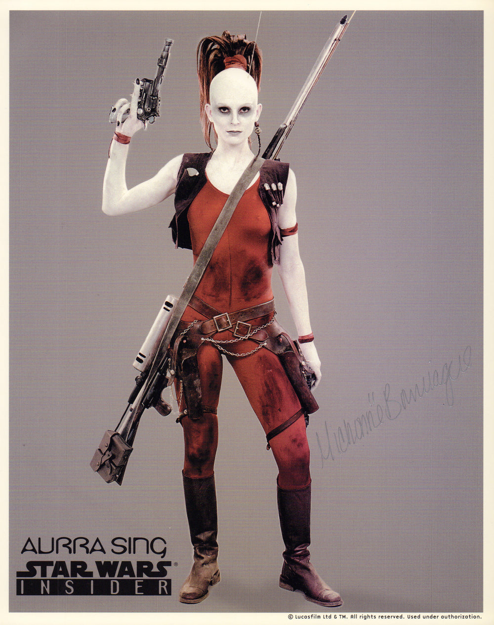 Michonne Bourriague as Aurra Sing in Star Wars Episode I