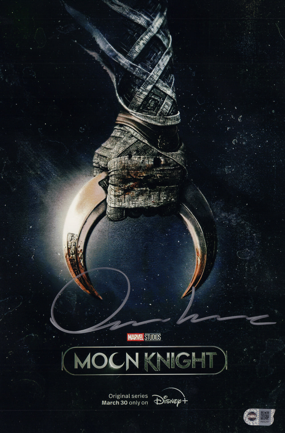 Oscar Isaac as Moon Knight in Moon Knight (SWAU) Signed 11x17 Mini Poster