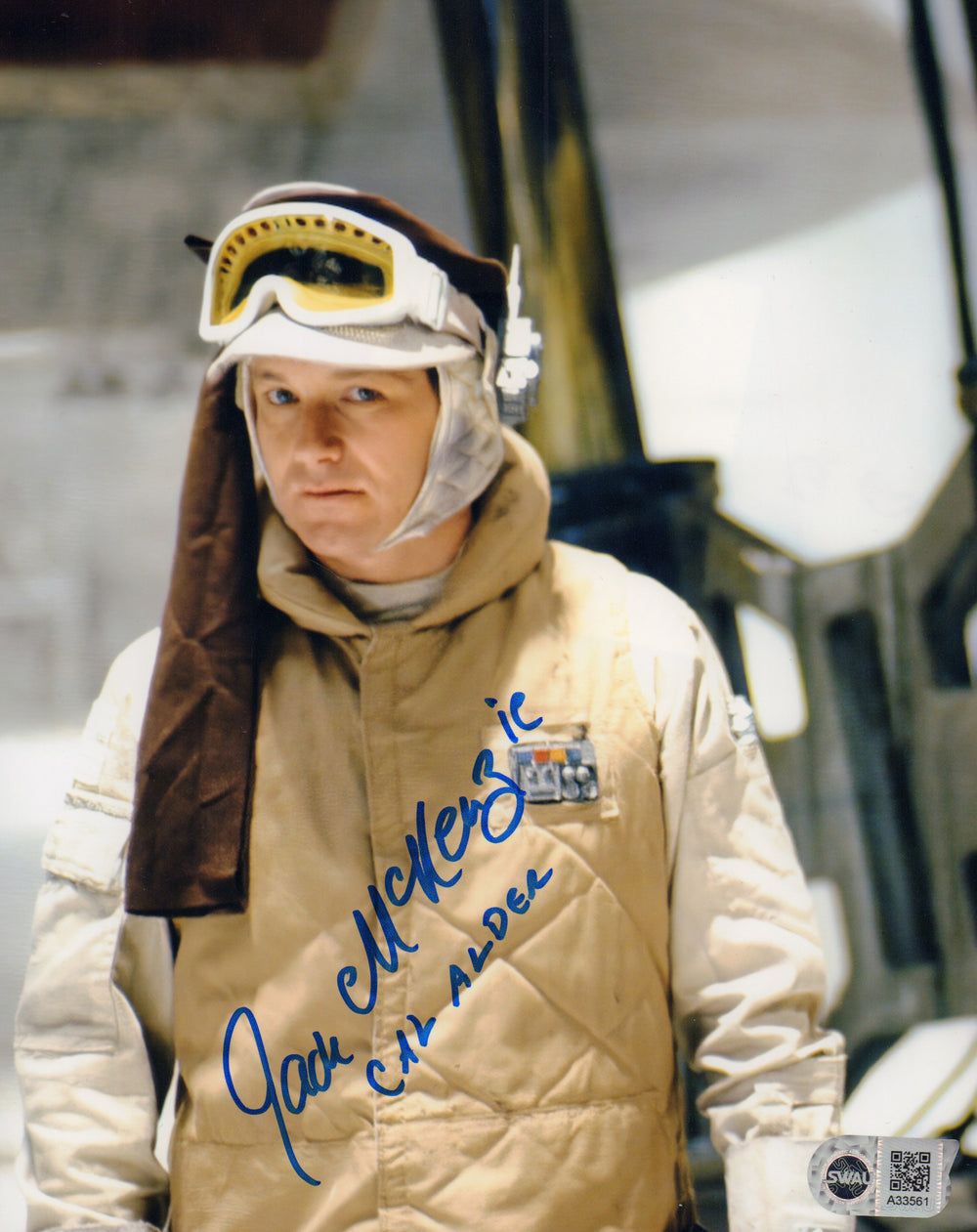 Jack McKenzie as Cal Alder in Star Wars: The Empire Strikes Back (SWAU) Signed 8x10 Photo with Character Name