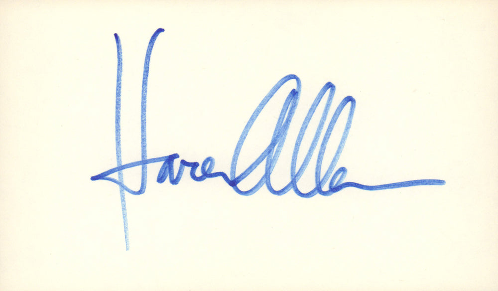 Karen Allen from Indiana Jones, Animal House, Scrooged, & The Sandlot Signed 5x3 Index Card