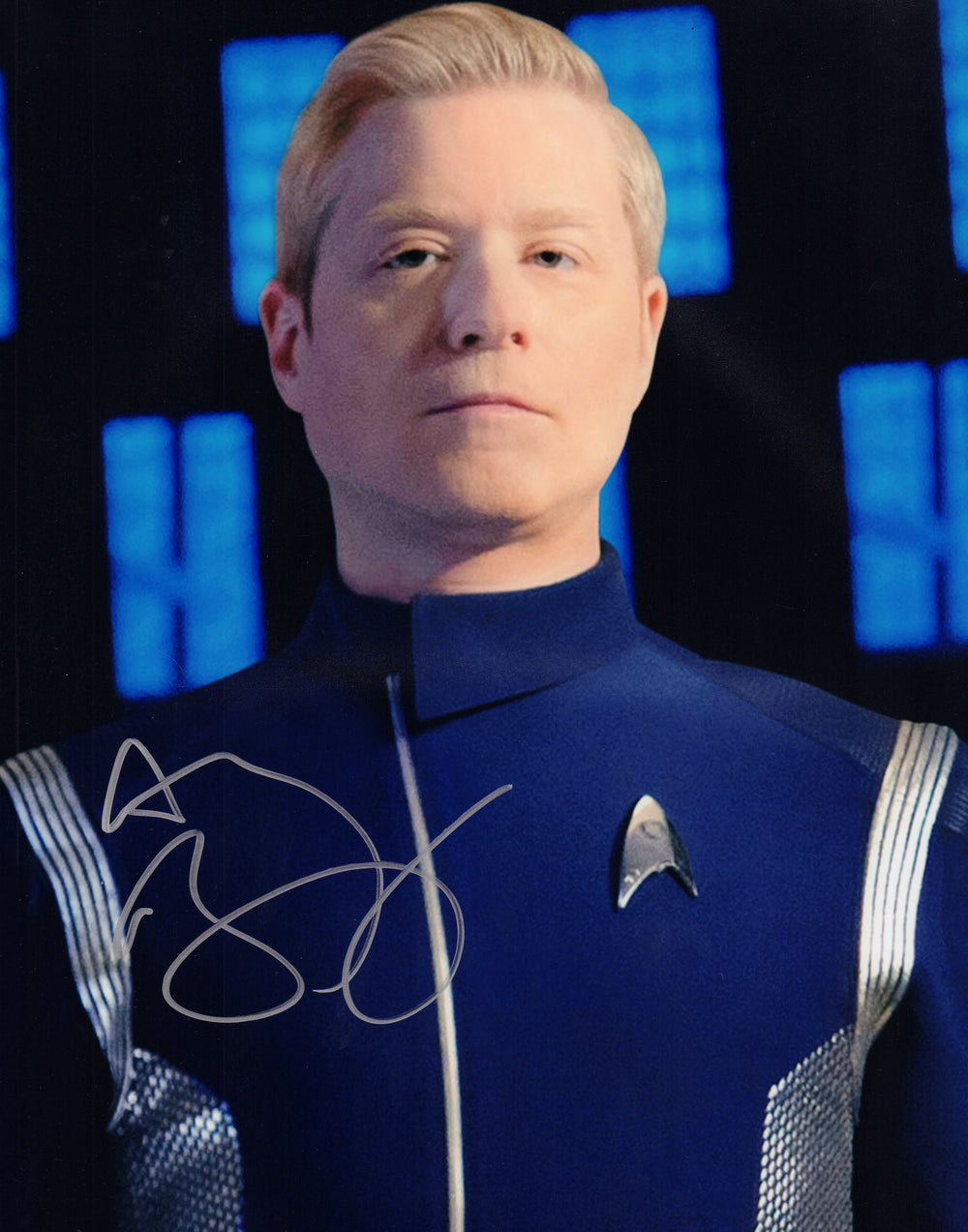 Anthony Rapp as Paul Stamets in Stark Trek: Discovery Signed 11x14 Photo