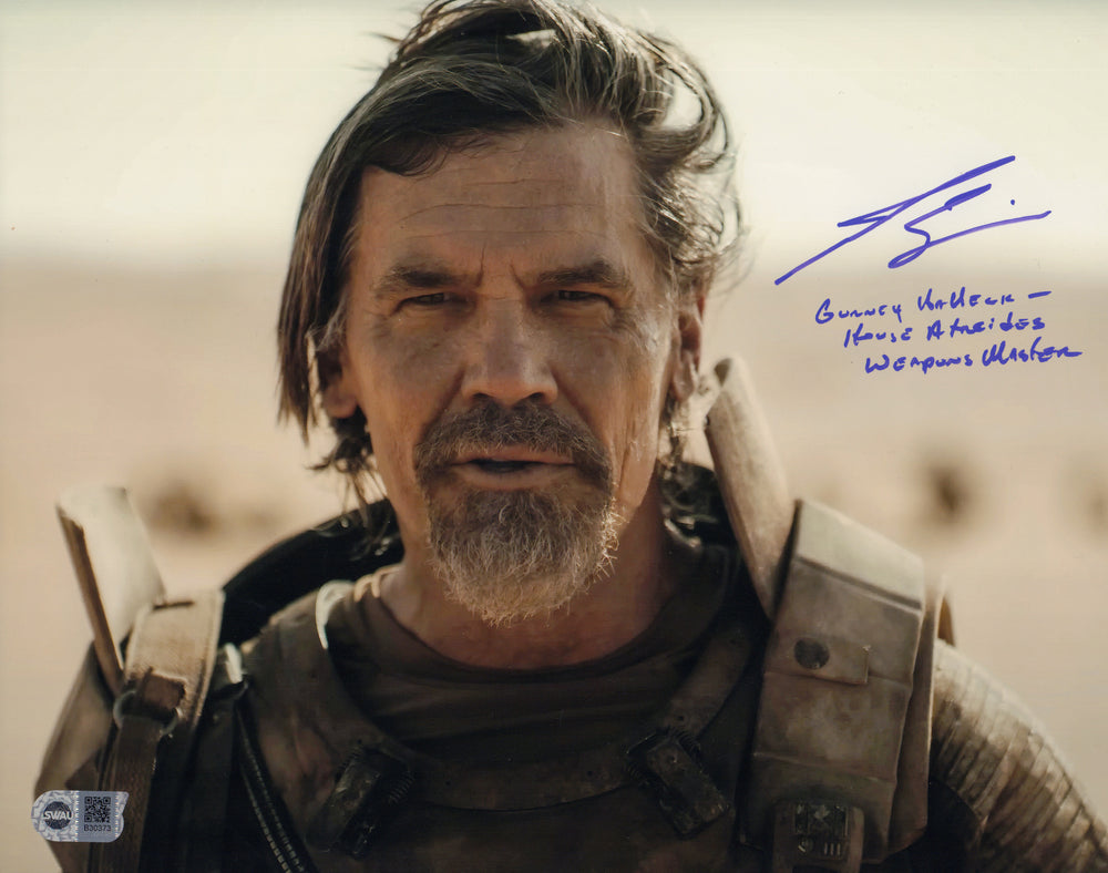 Josh Brolin as Gurney Halleck in Dune (SWAU) Signed 11x14 Photo with Extra Long Character Name