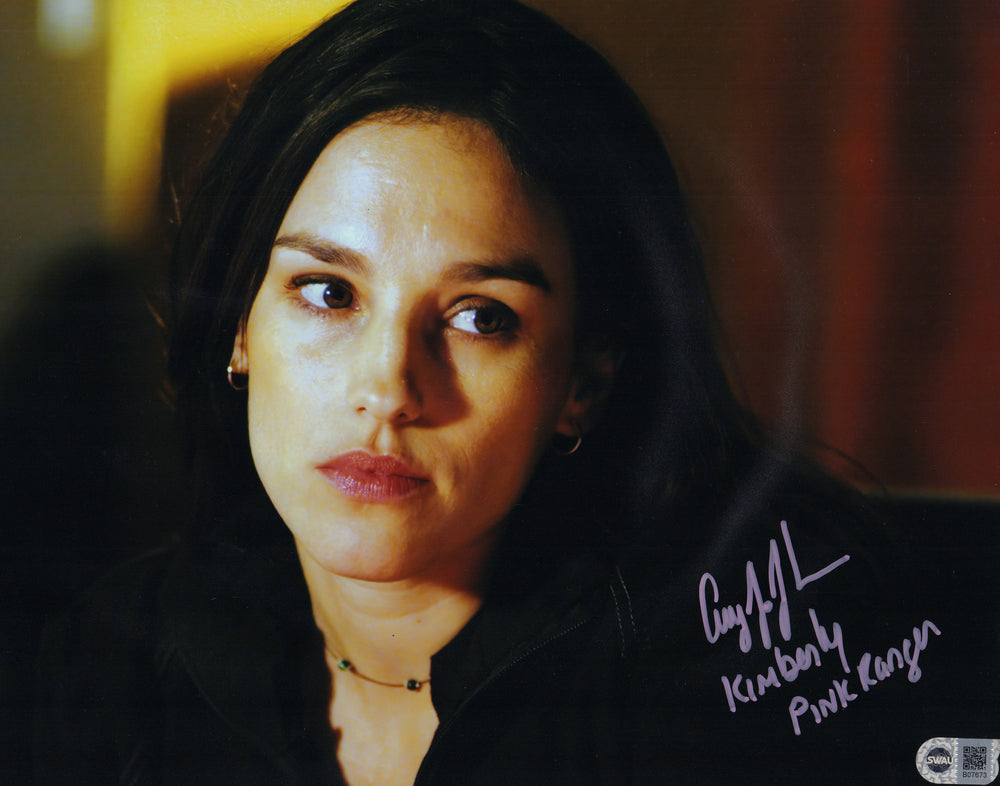 Amy Jo Johnson as Kimberly Hart in Mighty Morphin Power Rangers (SWAU) Signed 11x14 Photo with Character Name