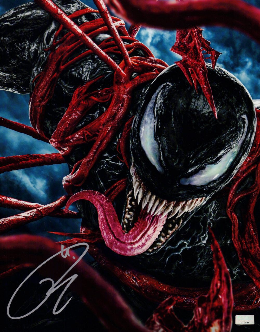 Tom Hardy as Eddie Brock / Venom in Venom: Let There Be Carnage (Celebrity Authentics) Signed 11x14 Photo