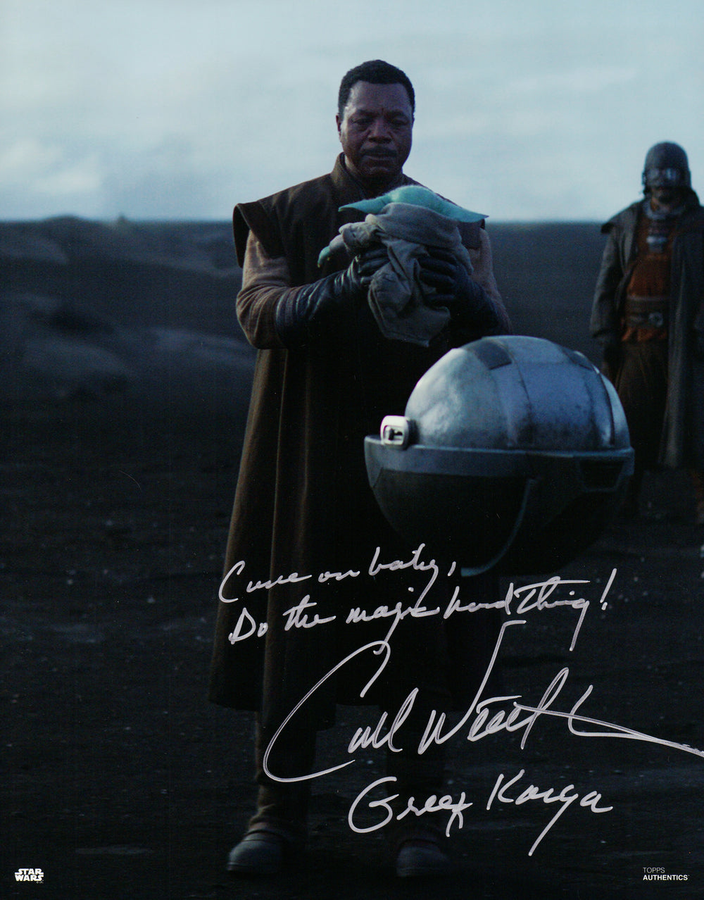 Carl Weathers as Greef Karga in Star Wars: The Mandalorian Signed 11x14 Photo with Character Name & Rare Quote