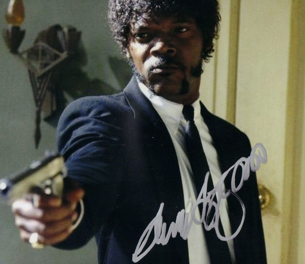 Samuel L. Jackson as Jules Winnfield in Quentin Tarantino's Pulp Fiction Signed 8x10 Photo