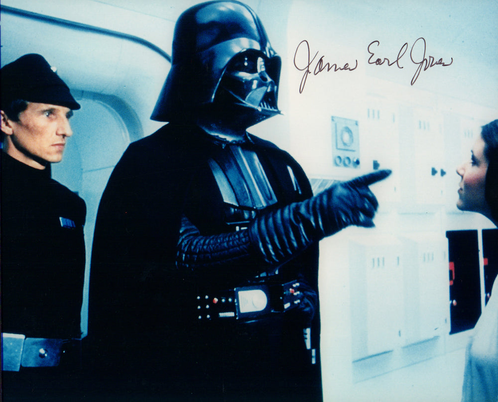 James Earl Jones as Darth Vader in Star Wars: A New Hope Vintage Signed 8x10 Photo