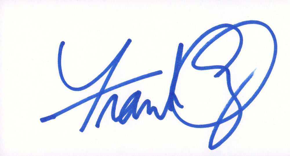 Frank Oz Yoda from Star Wars & The Muppets (SWAU) Signed 5x2.5 Index Card - Rare Unpersonalized
