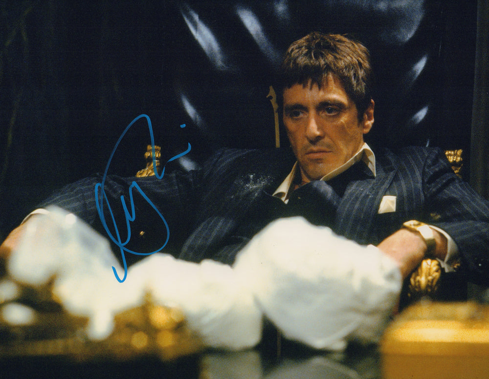 Al Pacino as Tony Montana in Scarface Signed 11x14 Photo