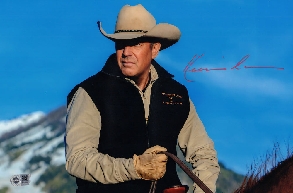 Kevin Costner as John Dutton III in Yellowstone (SWAU) Signed 11x17 Photo