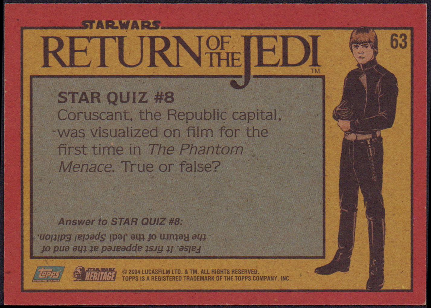 
                  
                    James Earl Jones as Darth Vader in Star Wars: Return of the Jedi Signed Topps 'The Last of Anakin' Trading Card
                  
                