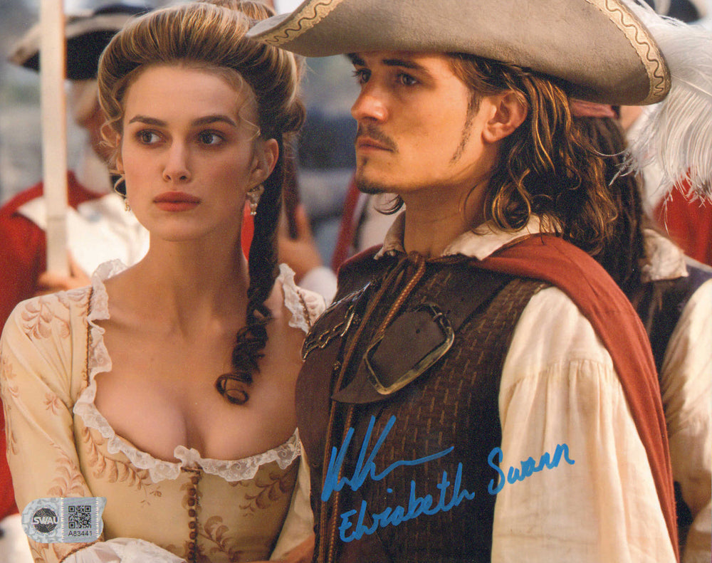 Keira Knightley as Elizabeth Swann in Pirates of the Caribbean: Dead Man's Chest (SWAU) Signed 8x10 Photo