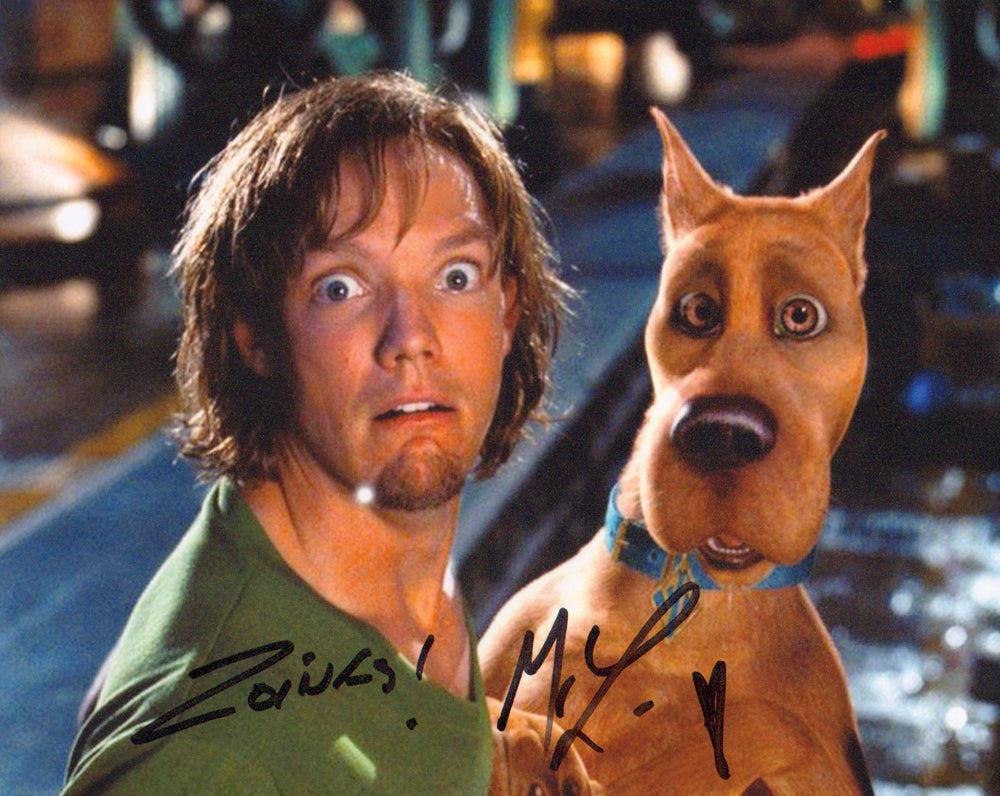 Matthew Lillard as Shaggy Rogers in Scooby-Doo Signed 8x10 Photo