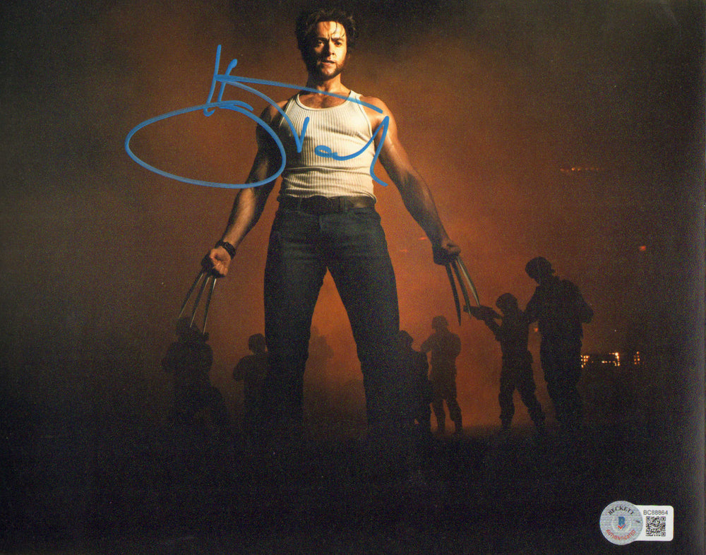 Hugh Jackman as Wolverine in X2: X-Men United (Beckett) Signed 8x10 Photo