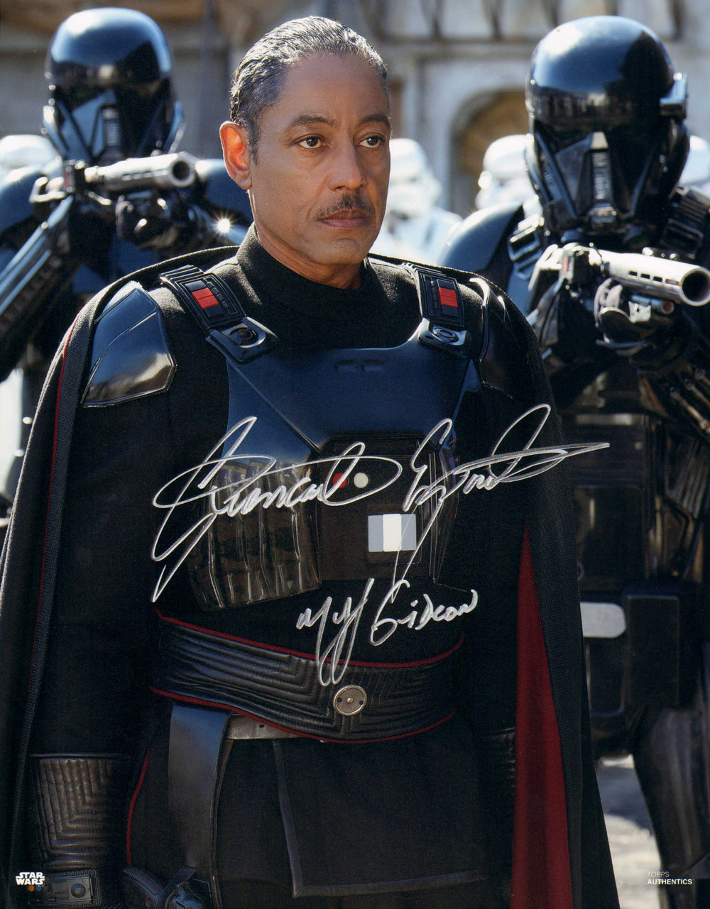 Giancarlo Esposito as Moff Gideon in Star Wars: The Mandalorian (Beckett Witnessed) Signed 11x14 Photo with Character Name