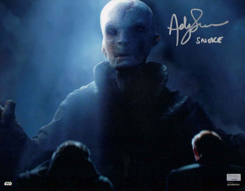 Andy Serkis as Supreme Leader Snoke in Star Wars: The Force Awakens (Celebrity Authentics) Signed 11x14 Photo