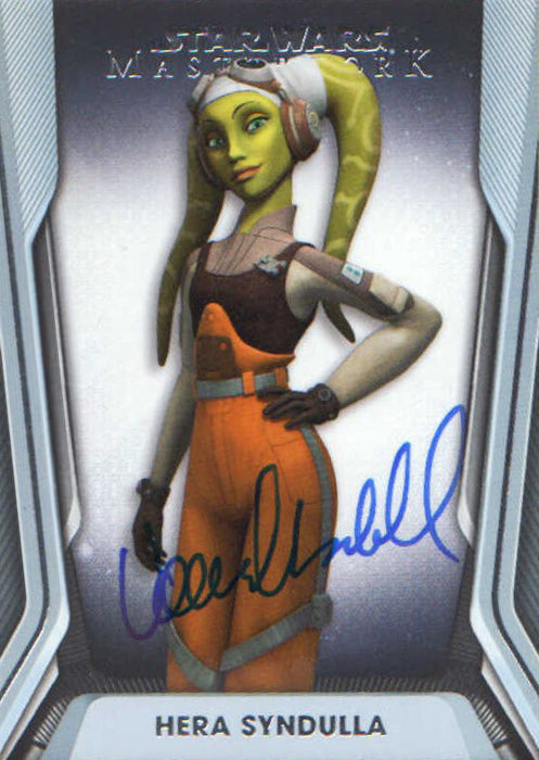 
                  
                    Vanessa Marshall as Hera Syndulla in Star Wars Rebels (SWAU Authenticated) Signed 2.5x3.5 Trading Card
                  
                