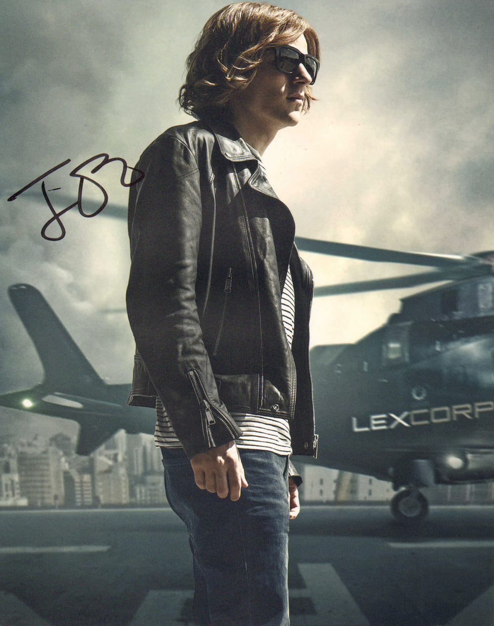 Jesse Eisenberg as Lex Luthor in Batman v Superman: Dawn of Justice Signed 11x14 Photo