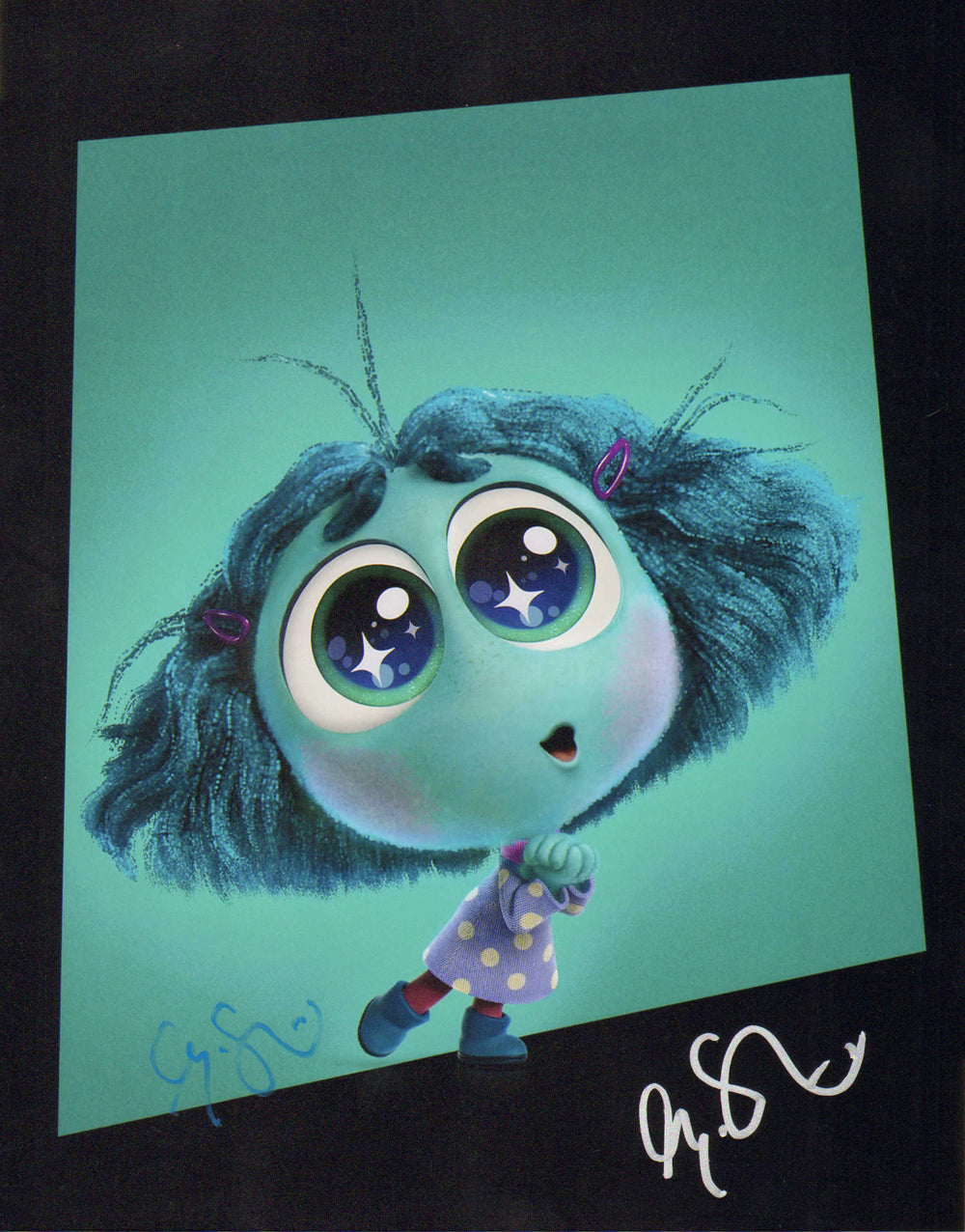 Ayo Edebiri as Envy in Disney Pixar Inside Out Signed 11x14 Photo