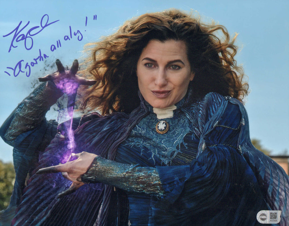 Kathryn Hahn as Agatha Harkness in WandaVision (SWAU) Signed 11x14 Photo with Quote