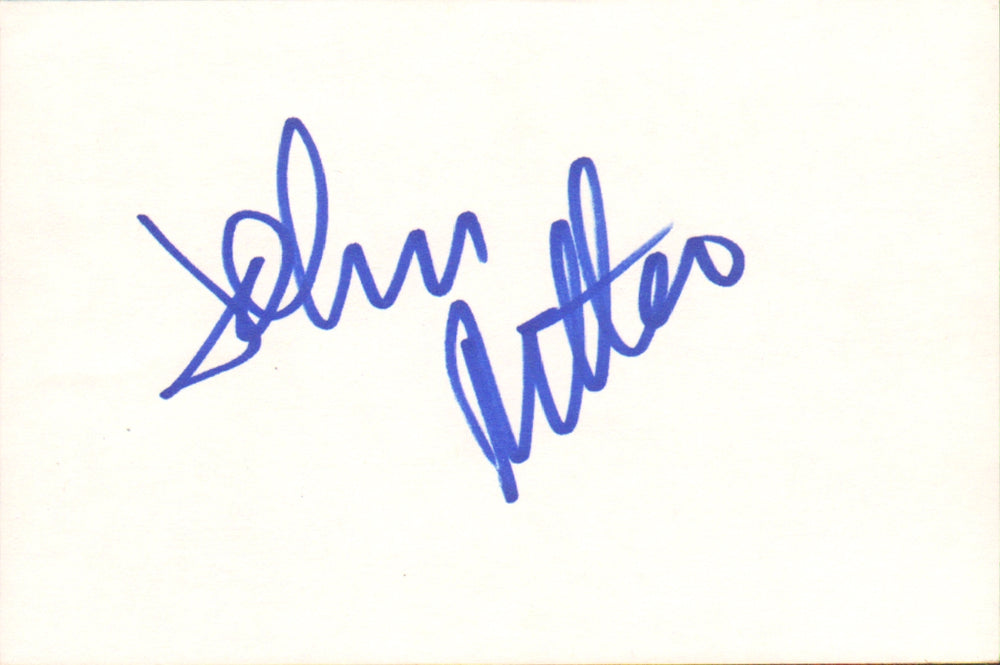 John Ritter from Three's Company & Bad Santa (SWAU Authenticated) Signed 6x4 Index Card