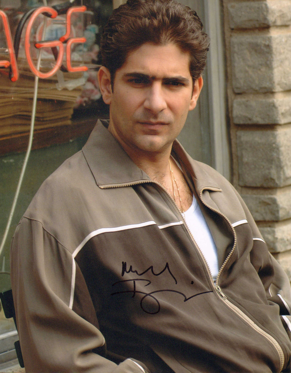 Michael Imperioli as Christopher Moltisanti in The Sopranos Signed 11x14 Photo