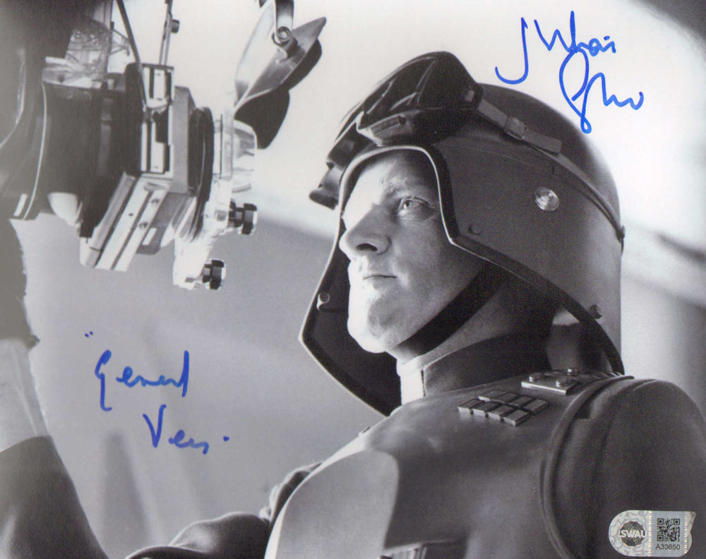 Julian Glover as General Veers in Star Wars: The Empire Strikes Back Signed (SWAU) 8x10 Photo with Character Name