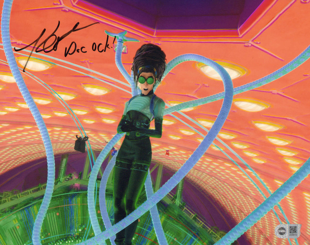 Kathryn Hahn as Doctor Olivia Octavius in Spider-Man: Into the Spider-Verse (SWAU) Signed 11x14 Photo with Character Name